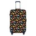 thumbnail image 1 of Fotbe Flowe Rooster Luggage Cover Protector,Suitcase Protector,Scratch and Dirt Resistant,Fits 18-32 Inch Luggage-X-Large, 1 of 8