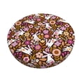 thumbnail image 1 of Fotbe Flower Bunny Stool Covers Round,Waterproof Round Bar Stool Covers Bar Chair Covers Washable Stool Cushion Slipcover for 12-14 Inch Chair-13 inch, 1 of 7