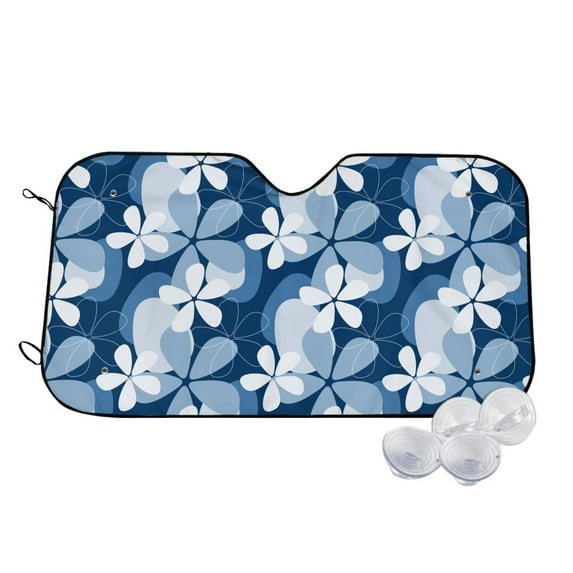 Fotbe Flower Car Windshield Sunshade | Sun Visor Protector Front Window Shade, Keeps Out UV Rays, Keeps Your Vehicle Cool-