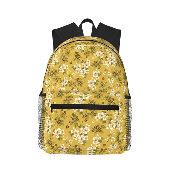 Fotbe Flower Lightweight Casual Laptop Backpack for Men and Women, Daily use Waterproof backpack, Backpack for College