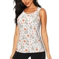 thumbnail image 1 of Fotbe Flower Rabbit Womens Loose Fit Casual Flowy Slim-Fit Tank Tops Athletic Round Neck Trendy Sleeveless Summer Tops for Gym and Yoga-XX-Large, 1 of 9