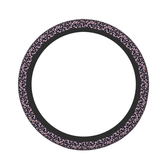 Fotbe Flower Steering Wheel Cover Universal 15 in Car Accessories for Men Women,Steering Wheel Protector Comfortable Protective Case for SUV Sedan Decor
