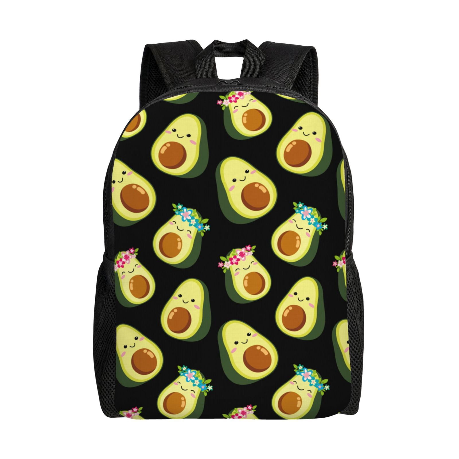 Fotbe Flowers Avocado Travel Laptop Backpack, Business Slim Sturdy ...