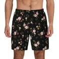 thumbnail image 1 of Fotbe Flowers Men’s Swim Trunks Quick Dry Swim Shorts Board Shorts with Mesh Lining-Medium, 1 of 9