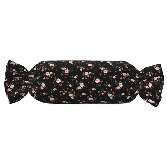 Fotbe Flowers Pattern Cervical Neck Pillow, Candy Pillow, Roll Foam Pillows, Bolster Pillow, Round Neck Pillows Support for Sleeping | Bolster Pillow