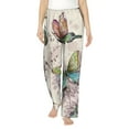 thumbnail image 1 of Fotbe Flying Butterflies-1 Women's Pajama Pants,Sleepwear Pants,Pj Bottoms Drawstring And Pockets-Medium, 1 of 9