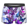 thumbnail image 1 of Fotbe Flying Butterflies Men’s Total Support Pouch Boxer Briefs, X-Temp Cooling, Moisture-Wicking Underwear, Regular, Long-leg and Trunk-XX-Large, 1 of 9