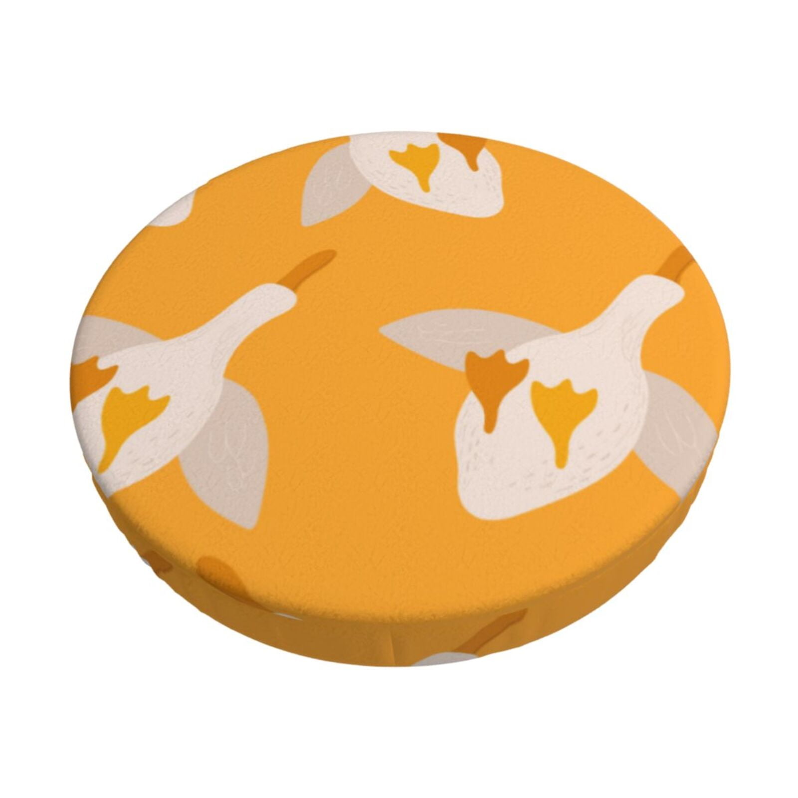 Fotbe Flying Ducks Velvet Round Bar Stool Covers,Washable Bar Chair