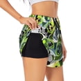 thumbnail image 1 of Fotbe Football Doodle Womens High Waist Running Shorts Athletic Workout Quick Dry Shorts for Women with Pockets Gym Yoga Summer Shorts-Medium, 1 of 9