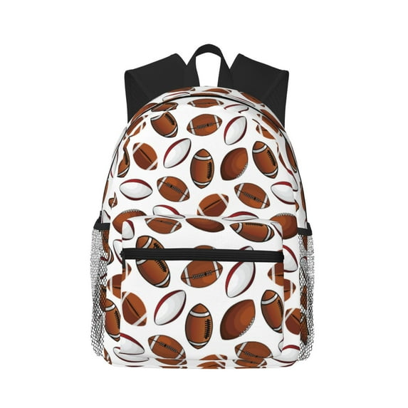 Fotbe Football Lightweight Casual Laptop Backpack for Men and Women, Daily use Waterproof backpack, Backpack for College