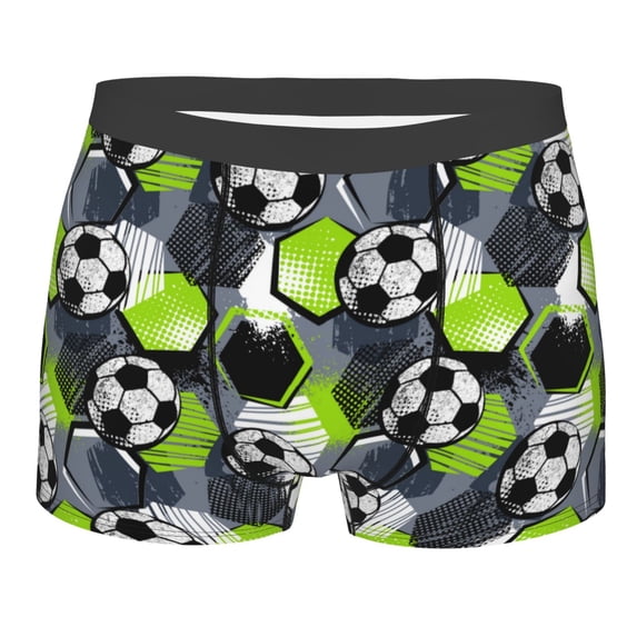 Fotbe Football Men’s Total Support Pouch Boxer Briefs, X-Temp Cooling, Moisture-Wicking Underwear, Regular, Long-leg and Trunk-X-Large