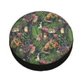 thumbnail image 1 of Fotbe Forest Animals And Plants Spare Tire Cover Thickening Universal Fit for Jeep, Trailer, RV, SUV, Truck, Tough Tire Wheel Soft Cover-16 inch, 1 of 8