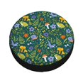 thumbnail image 1 of Fotbe Forest Flora And Fauna Spare Tire Cover Thickening Universal Fit for Jeep, Trailer, RV, SUV, Truck, Tough Tire Wheel Soft Cover-15 inch, 1 of 8