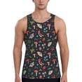 thumbnail image 1 of Fotbe Forest Flora and Insects Pattern Men's Quick Dry Workout Tank Top Gym Muscle Tee Fitness Bodybuilding Sleeveless T Shirt Breathable Workout Shirt-X-Large, 1 of 9