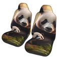 thumbnail image 1 of Fotbe Forest Panda Pattern Automotive Seat Covers for Cars Trucks and SUVs – Car Seat Covers for Front Seats,Protective Seat Covers,Vehicle Seat Covers, Set of 2, 1 of 9