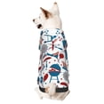 thumbnail image 1 of Fotbe Fourth Of July Party Print Small Dog Sweater Hoodies Pet Grey Hooded Soft Fleece Sweatshirts with Pocket Fall Winter Puppy Cat Sweaters Warm Clothes-Medium, 1 of 7