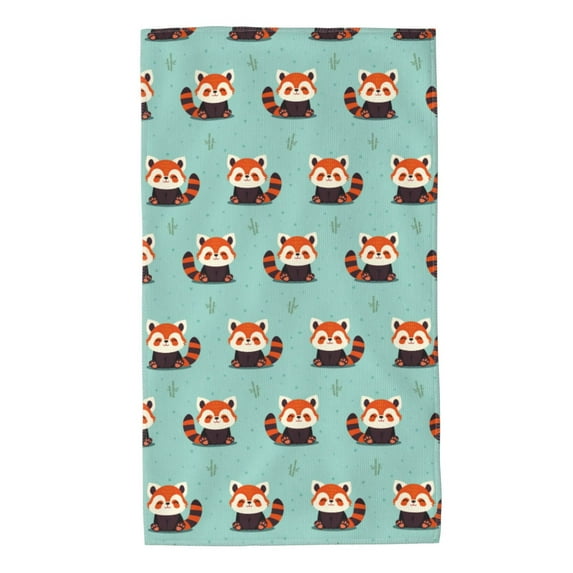Fotbe Fox Pattern Premium Towels , (27.5x16in) Lightweight and Highly Absorbent Quick Drying Microfiber Towel, Perfect for Daily Use