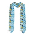 thumbnail image 1 of Fotbe French Bulldog Dog in a Bathtub Printed Class of 2024 Graduation Stole, 1 of 7