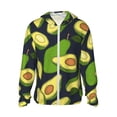 thumbnail image 1 of Fotbe Fresh Avocado Men's Women's UPF 50+ Sun Protection Jacket Hooded Cooling Shirt with Pockets Hiking Outdoor Performance-X-Large, 1 of 9
