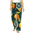 thumbnail image 1 of Fotbe Fresh Orange Women's Pajama Pants,Sleepwear Pants,Pj Bottoms Drawstring And Pockets-XX-Large, 1 of 9