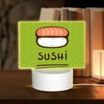 thumbnail image 1 of Fotbe Fresh Sushi Pattern Acrylic Night Light Gift with 3 Color ModesTouch-Sensitive LED Lamp Perfect Gift for Mother's Day, Birthday, or Christmas, 1 of 9