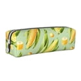 thumbnail image 1 of Fotbe Fresh Sweet Corn Pattern Leather Pencil Case, Pencil Pouch with Durable Zipper, Compact and Stylish Organizer for Stationery, Art Supplies, Travel Essentials, 1 of 7