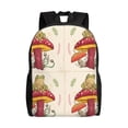 thumbnail image 1 of Fotbe Frog Sitting On Mushroom Travel Laptop Backpack, Business Slim Sturdy Laptops Backpack, Water Resistant College School Computer Bag Gift for Men & Women Fits 15.6 Inch Notebook, 1 of 8