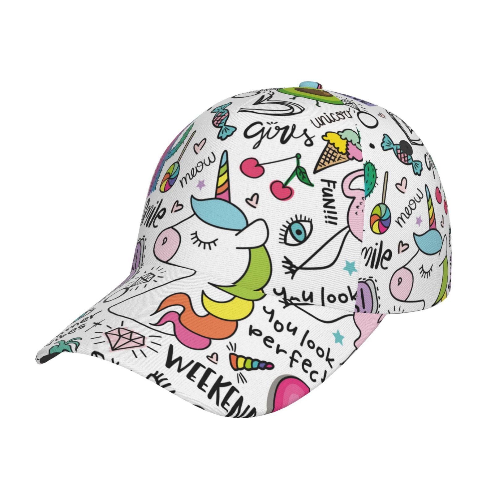 Fotbe Fun Animal With Unicorn Baseball Cap, Fun Animal With Unicorn ...