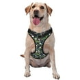 thumbnail image 1 of Fotbe Fun Panda Playing With Bamboo Leaves Pattern Dog Harness, No-Pull Pet Harness with 2 Leash Clips, Adjustable Soft Padded Dog Vest with Easy Control Handle for Large Dogs-Medium, 1 of 6