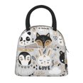 thumbnail image 1 of Fotbe Funny Animals Series Pattern Lunch Bag, Insulated Lunch Box, Small Leakproof Cooler Food Lunch Containers Reusable High Capacity Lunch Tote Bags for Work, Travel, Outdoor, 1 of 6