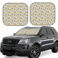 thumbnail image 1 of Fotbe Funny Chicken 2-Piece Car Windshield Sun Shade | Sun Blocker for Car Windshield | Foldable Automotive Interior Accessories for Sun Protection-Large, 1 of 7