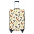 thumbnail image 1 of Fotbe Funny Chicken Luggage Cover Protector,Suitcase Protector,Scratch and Dirt Resistant,Fits 18-32 Inch Luggage-Small, 1 of 9