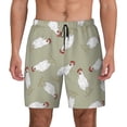thumbnail image 1 of Fotbe Funny Chicken Men’s Swim Trunks Quick Dry Swim Shorts Board Shorts with Mesh Lining-X-Large, 1 of 9