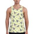 thumbnail image 1 of Fotbe Funny Chicken Pattern Men's Quick Dry Workout Tank Top Gym Muscle Tee Fitness Bodybuilding Sleeveless T Shirt Breathable Workout Shirt-X-Large, 1 of 9