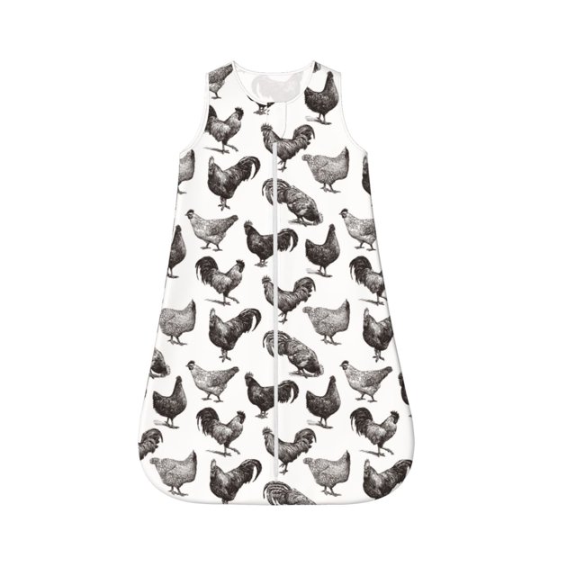 Fotbe Funny Chicken Pattern Sleep Sack Baby Wearable Blanket with