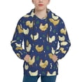 thumbnail image 1 of Fotbe Funny Chicken Pattern Youth Pullover Hooded Sweatshirt, Boys Hoodie, Kangaroo Pocket Hoodie for Kids Girls -X-Large, 1 of 6