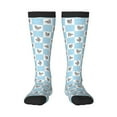 thumbnail image 1 of Fotbe Funny Chicken print Women's Men's Novelty Crew Socks Cotton Socks Knee High Socks for Walking,Running,Nurses,Pregnancy, 1 of 9