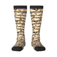 thumbnail image 1 of Fotbe Funny Chicken print Women's Men's Novelty Crew Socks Cotton Socks Knee High Socks for Walking,Running,Nurses,Pregnancy, 1 of 9