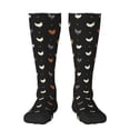 thumbnail image 1 of Fotbe Funny Chicken print Women's Men's Novelty Crew Socks Cotton Socks Knee High Socks for Walking,Running,Nurses,Pregnancy, 1 of 9