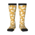 thumbnail image 1 of Fotbe Funny Chicken print Women's Men's Novelty Crew Socks Cotton Socks Knee High Socks for Walking,Running,Nurses,Pregnancy, 1 of 9