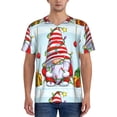 thumbnail image 1 of Fotbe Funny Christmas Gnome Baseball Jersey Shirt for Men and Women, Casual Short Sleeves Button Down T-Shirt-XX-Large, 1 of 9