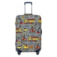 thumbnail image 1 of Fotbe Funny Construction Luggage Cover Protector,Suitcase Protector,Scratch and Dirt Resistant,Fits 18-32 Inch Luggage-Large, 1 of 9