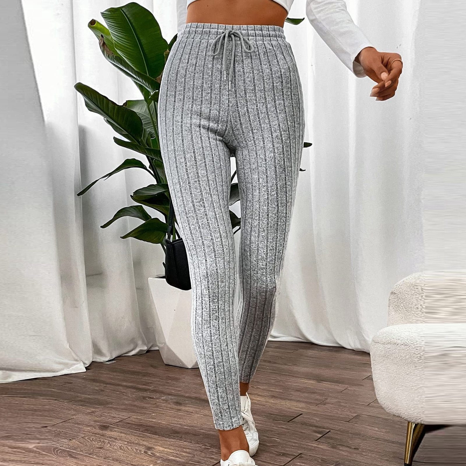 Women's Winter High Waisted Breathable Yoga Pants Stretchy Fitness Leggings With Pockets For Running Gym & Daily Wear Trousers plus Size Wide Leg Linen Pants Jumpsuits Women plus Size plus Size