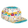 thumbnail image 1 of Fotbe Funny Farm Flat Bill Visor Cap Classic Snapback Hat Polyester Foam Trucker Hat Trucker Cap Adjustable Baseball Cap, 1 of 9
