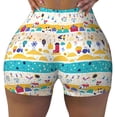 thumbnail image 1 of Fotbe Funny Farm Seamless Shorts, Womens Workout Shorts High Waist Stretch Booty Short for Gym/Yoga/Running/Biking-Large, 1 of 9