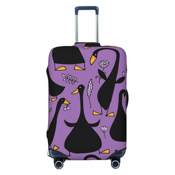 Fotbe Funny Goose Luggage Cover Protector,Suitcase Protector,Scratch and Dirt Resistant,Fits 18-32 Inch Luggage-Large