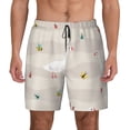 thumbnail image 1 of Fotbe Funny Goose1 Men’s Swim Trunks Quick Dry Swim Shorts Board Shorts with Mesh Lining-Small, 1 of 9
