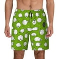 thumbnail image 1 of Fotbe Funny Sheep Doing Yoga Men’s Swim Trunks Quick Dry Swim Shorts Board Shorts with Mesh Lining-Small, 1 of 9