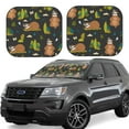 thumbnail image 1 of Fotbe Funny Sloths In The Forest 2-Piece Car Windshield Sun Shade | Sun Blocker for Car Windshield | Foldable Automotive Interior Accessories for Sun Protection-Medium, 1 of 7