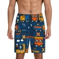 thumbnail image 1 of Fotbe Funny Steam Train Pajama Shorts for Men, Men's Pajama Bottoms, Sleepwear,Short Pajama Pants-XX-Large, 1 of 9